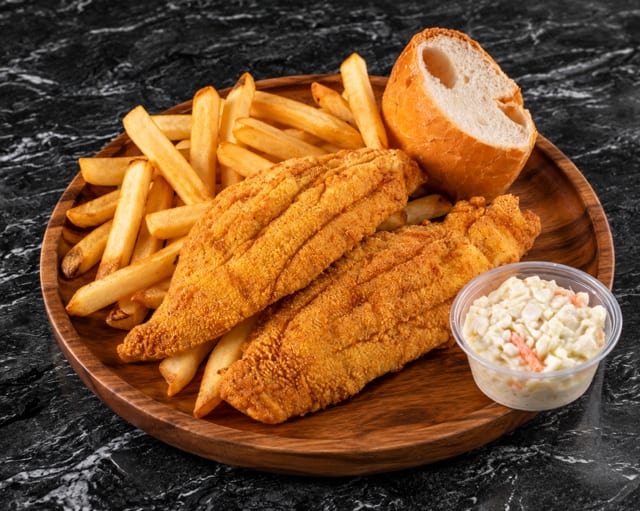 2pc Fried Fish Plate.