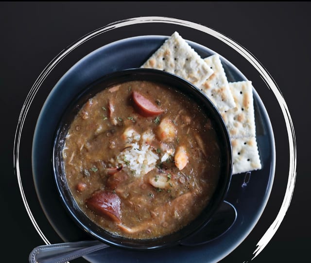 Regular Chicken Sausage Gumbo.