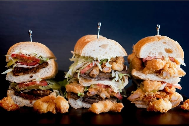 Large Fried Shrimp Poboy.