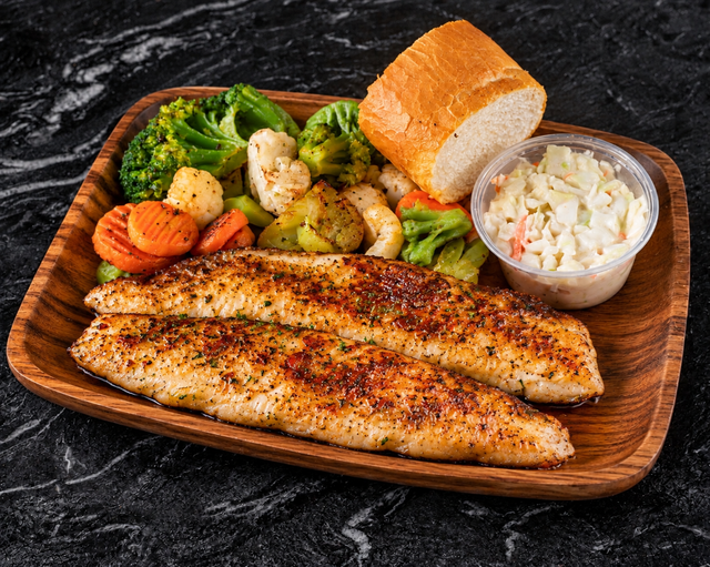 2pc Grilled Fish Plate.