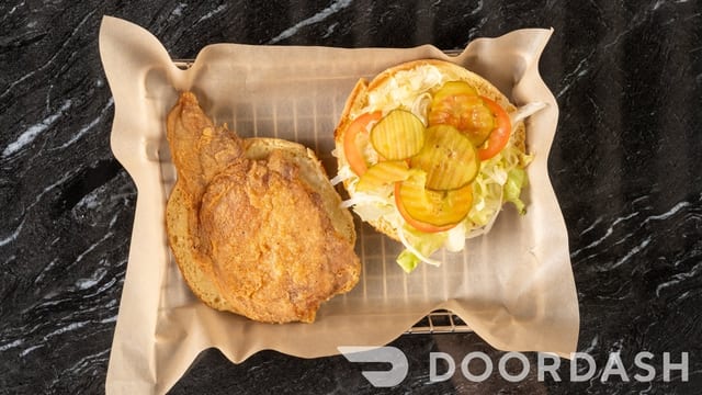 Bun Fried Pork Chop.