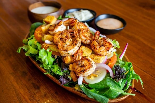 Grilled Shrimp Salad.