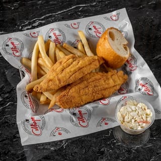 2pc Fried Fish Plate