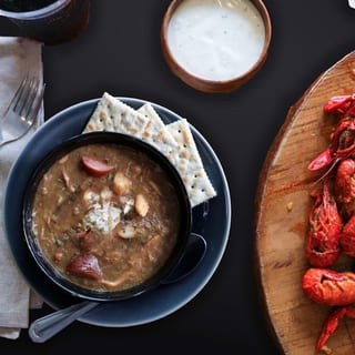 Large Chicken Sausage Gumbo
