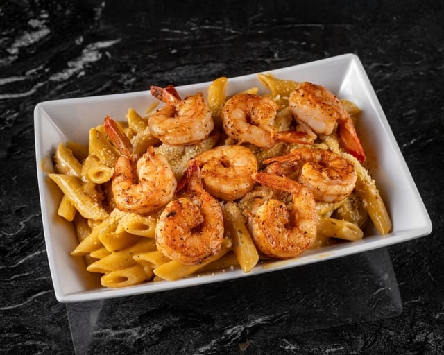 Grilled Shrimp Pasta.