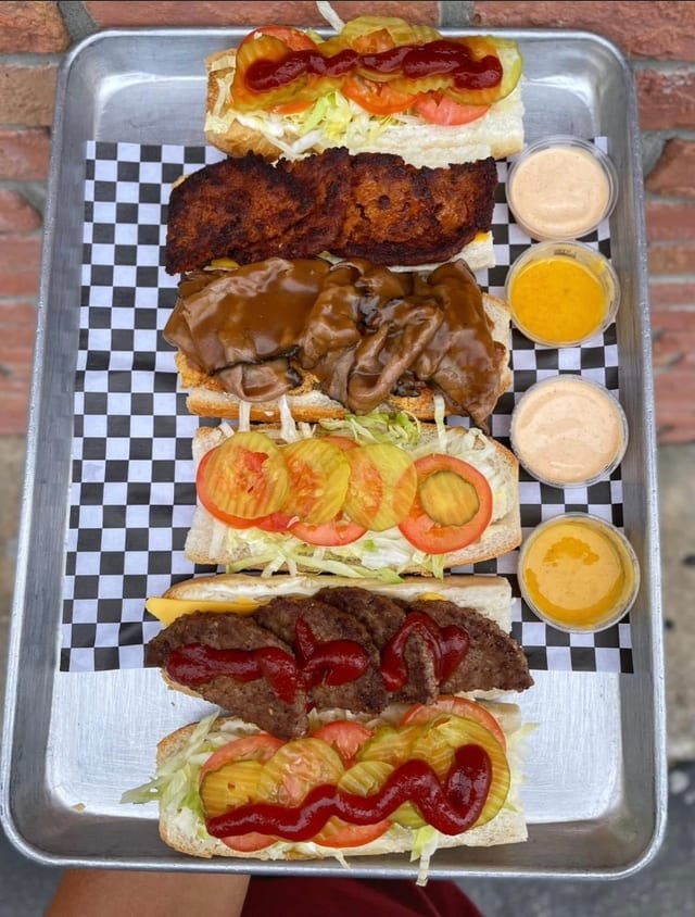 Large Half-Half Poboy.