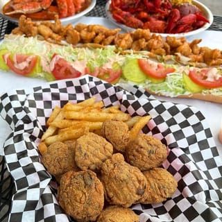 7pc Fried Oysters Plate