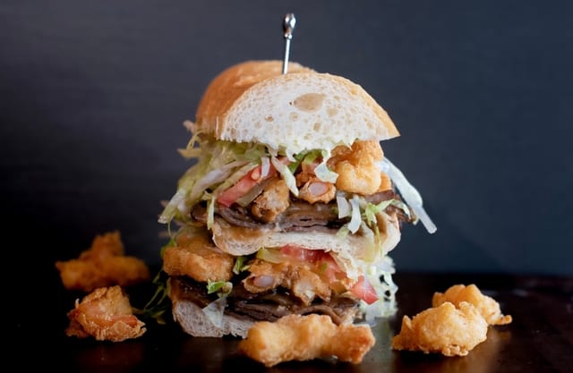 Large Surf & Turf Poboy.